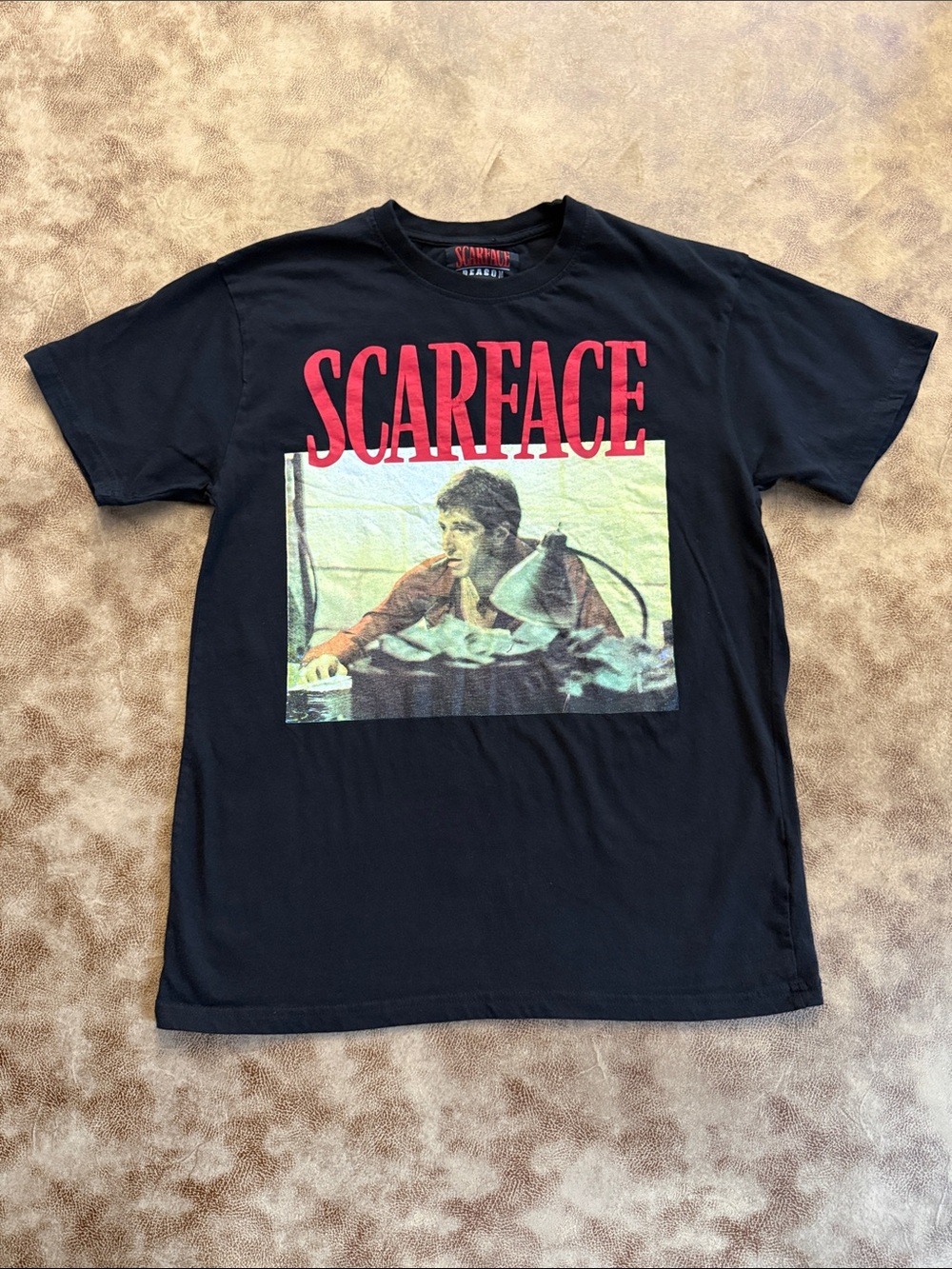 Reason Clothing Scarface Tony Montana Graphic T-Shirt Black Men’s M